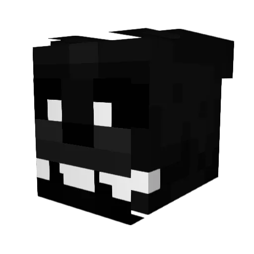 ArthroRL Minecraft avatar head, 3D render