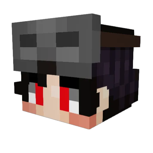 Arthur805 Minecraft avatar head, 3D render