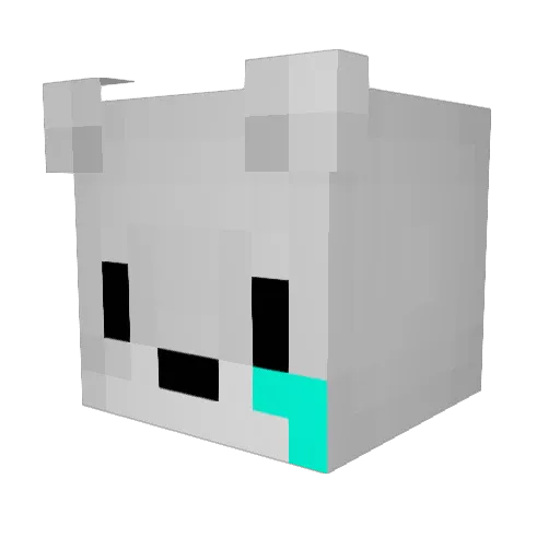ArthurArthur Minecraft avatar head, 3D render