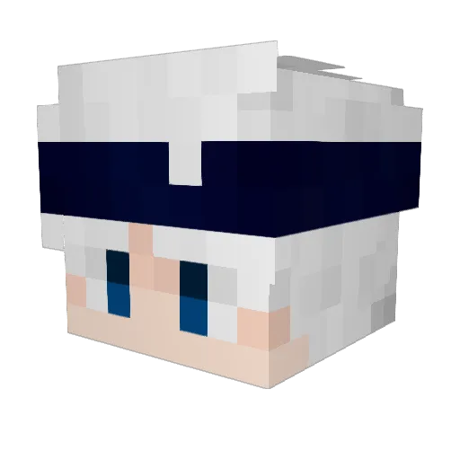 ArthurDombroski Minecraft avatar head, 3D render
