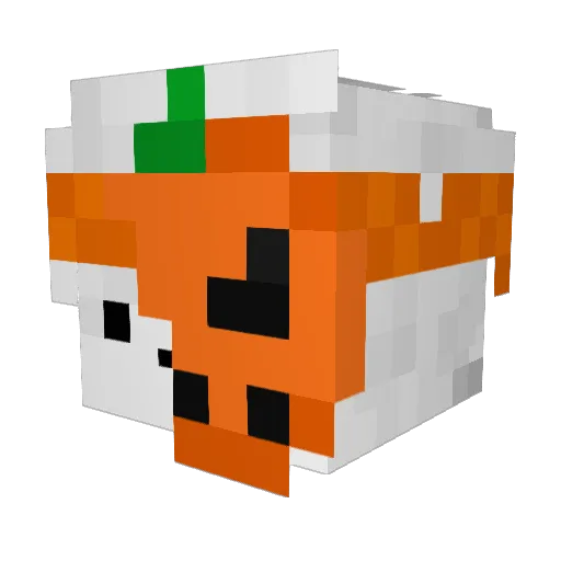 ArthurLobul Minecraft avatar head, 3D render
