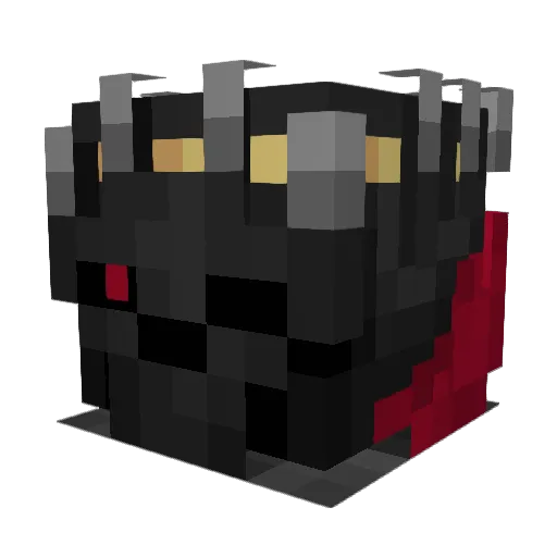 ArthurMECHA Minecraft avatar head, 3D render