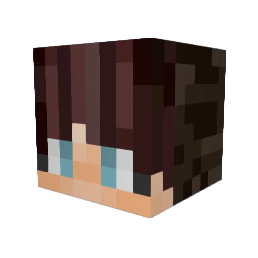 ArthurMcKenney Minecraft avatar head, 3D render