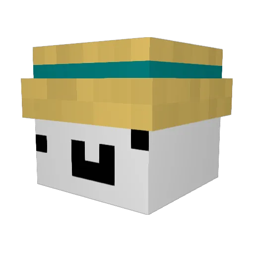 ArthurSfc405 Minecraft avatar head, 3D render