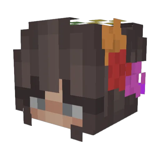 ArthurTheArtist Minecraft avatar head, 3D render