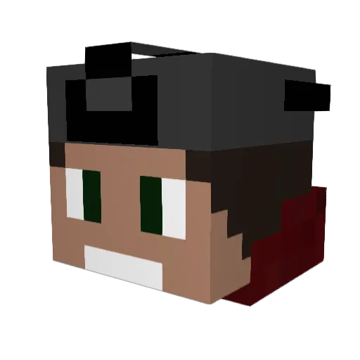 Arthur_1117 Minecraft avatar head, 3D render