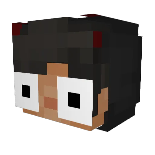 Arthur_XXI Minecraft avatar head, 3D render