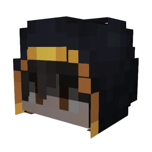 Arthur_leywin1 Minecraft avatar head, 3D render