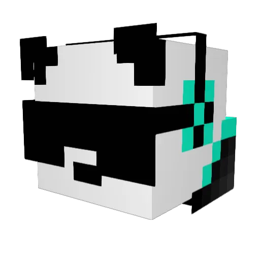 Arthur_zhou Minecraft avatar head, 3D render