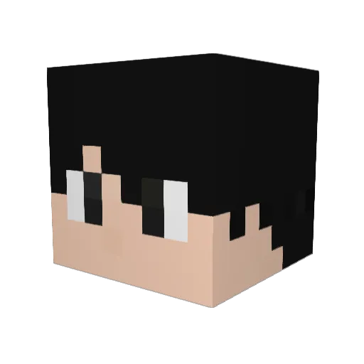 ArthuroX6 Minecraft avatar head, 3D render