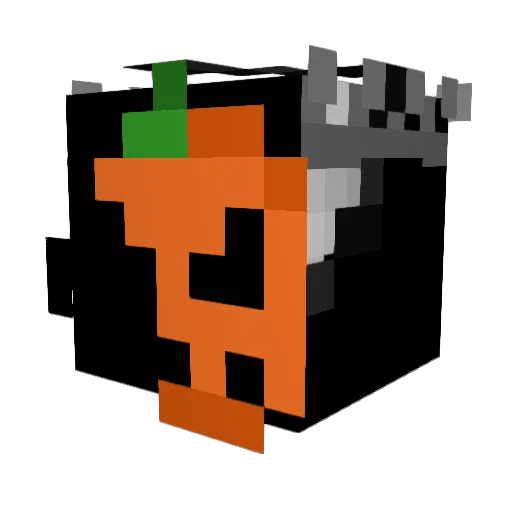 Arthurorangie Minecraft avatar head, 3D render