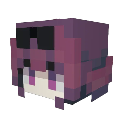 Arthurri12 Minecraft avatar head, 3D render