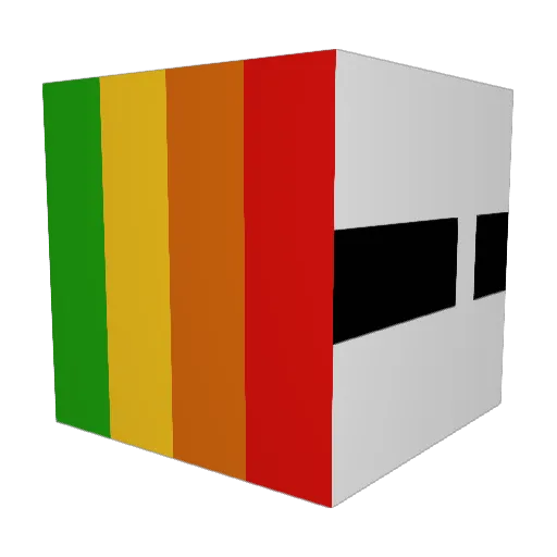Arthurson Minecraft avatar head, 3D render