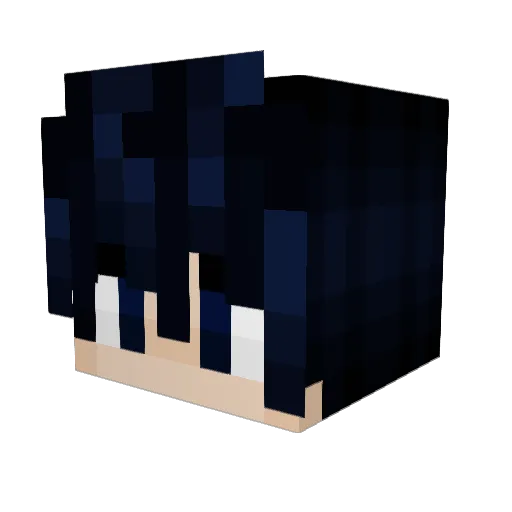 Arthux1 Minecraft avatar head, 3D render