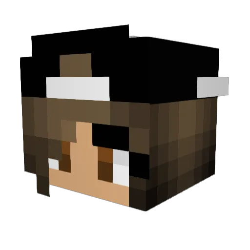 ArticPenny Minecraft avatar head, 3D render