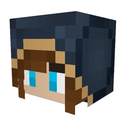 Articlights1 Minecraft avatar head, 3D render