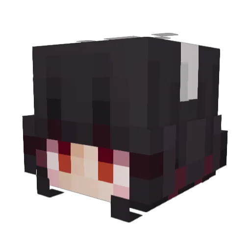 Artidd Minecraft avatar head, 3D render