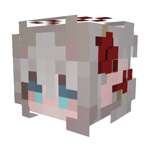 Artie_EPR Minecraft avatar head, 3D render