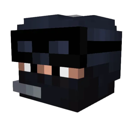 ArtificialAar0n Minecraft avatar head, 3D render