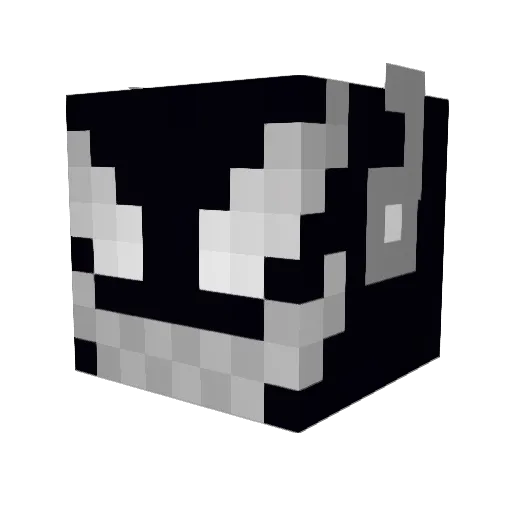 Artificial_Devil Minecraft avatar head, 3D render