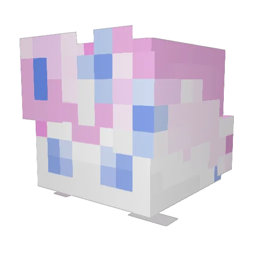 Artificial_Enemy Minecraft avatar head, 3D render