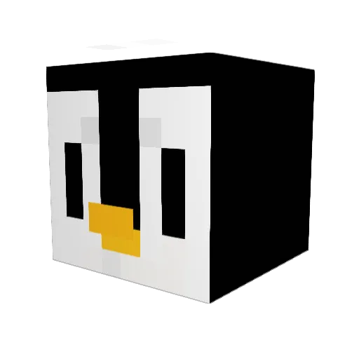 Artiko_ Minecraft avatar head, 3D render