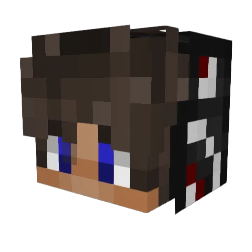 ArtilleryFakery Minecraft avatar head, 3D render