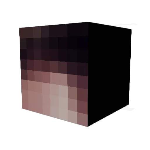 Artimirs Minecraft avatar head, 3D render