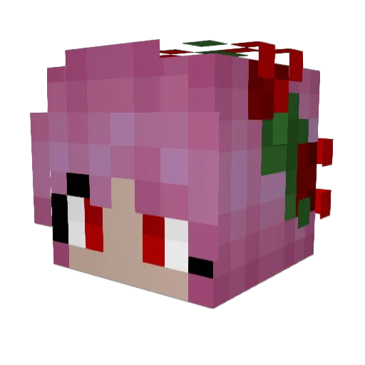 Artist12 Minecraft avatar head, 3D render