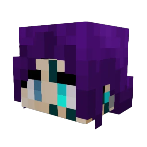 ArtistAsylum Minecraft avatar head, 3D render
