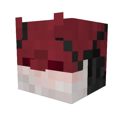 ArtisticSquid95 Minecraft avatar head, 3D render