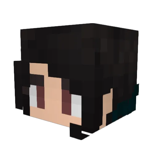 ArtistryMachine Minecraft avatar head, 3D render