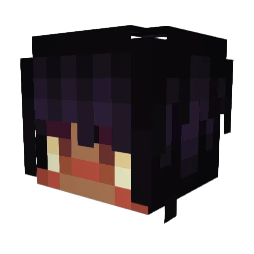 ArtixBTW Minecraft avatar head, 3D render