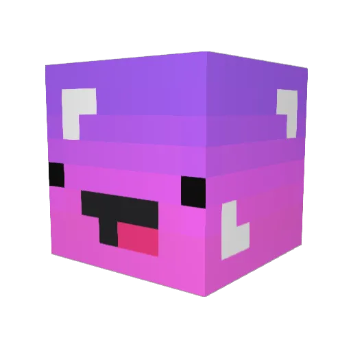 ArtjaengE80 Minecraft avatar head, 3D render