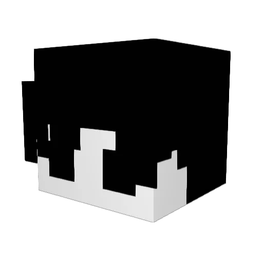 Artmiva Minecraft avatar head, 3D render