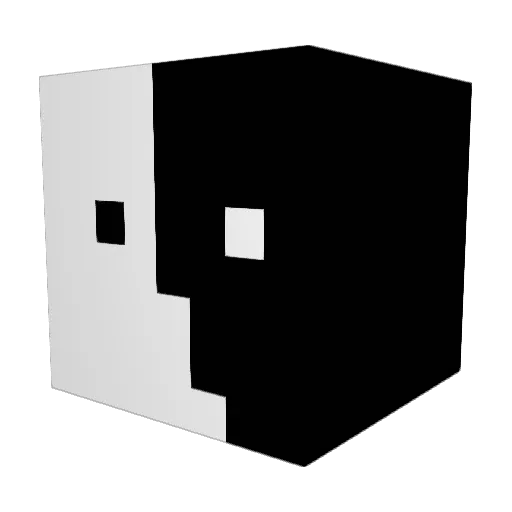 ArtofTu Minecraft avatar head, 3D render