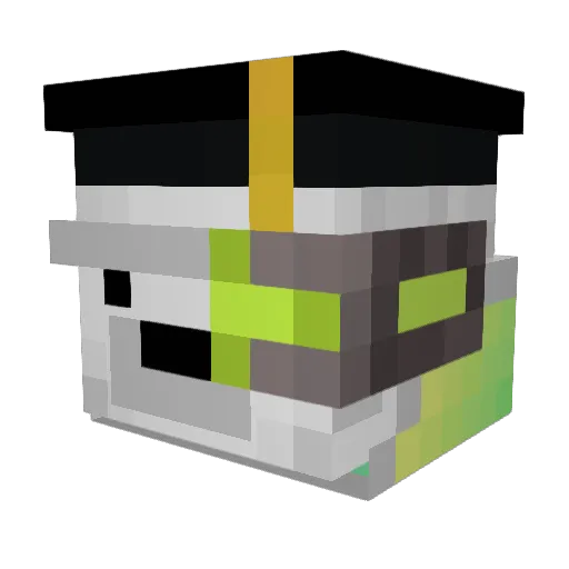 Artoo2002 Minecraft avatar head, 3D render