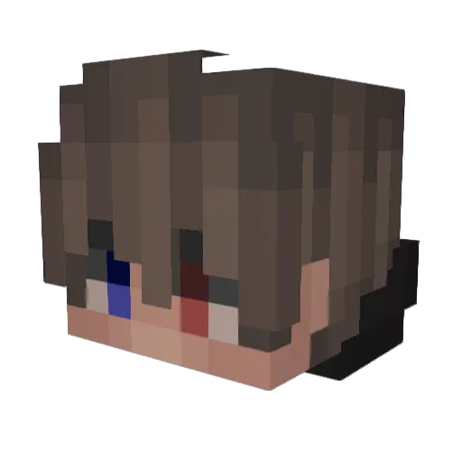Artor22 Minecraft avatar head, 3D render