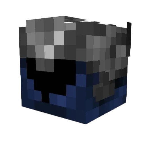 Artorie Minecraft avatar head, 3D render