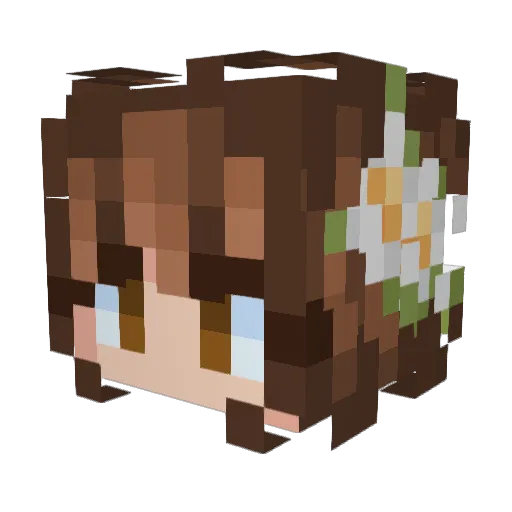 Artosaur22 Minecraft avatar head, 3D render