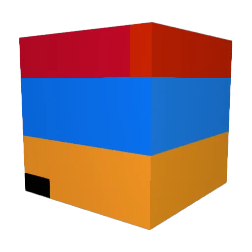 ArtsakhStrong Minecraft avatar head, 3D render