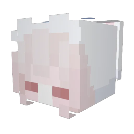 Artshie Minecraft avatar head, 3D render