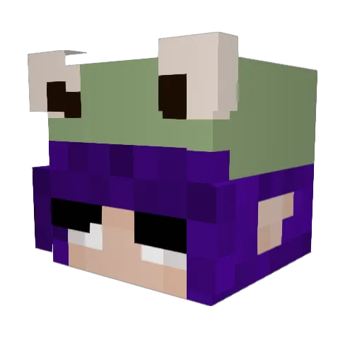 ArtsyMax20 Minecraft avatar head, 3D render