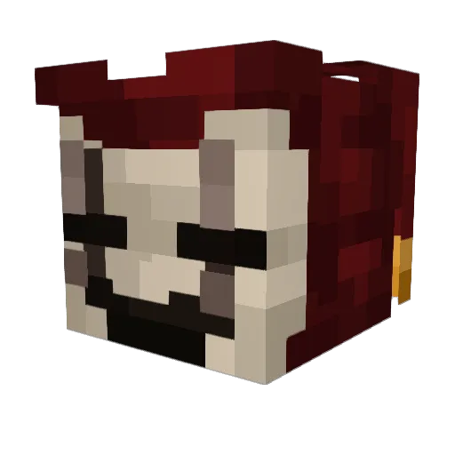 ArtsyPumpkin Minecraft avatar head, 3D render