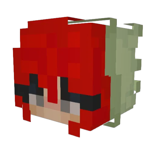 Artsycupcake1 Minecraft avatar head, 3D render