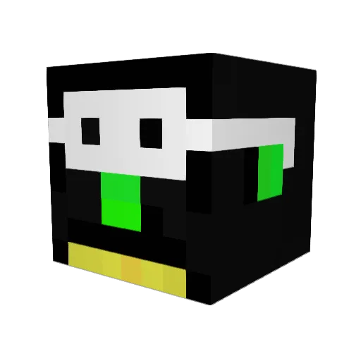 Arttu28 Minecraft avatar head, 3D render