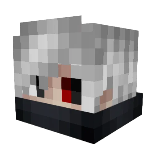 ArttuM Minecraft avatar head, 3D render