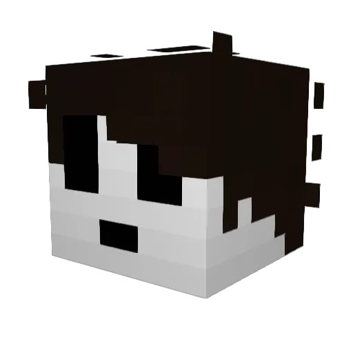 Artureco2k8 Minecraft avatar head, 3D render