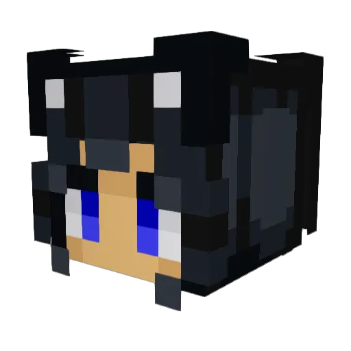 ArtyMis_1024 Minecraft avatar head, 3D render