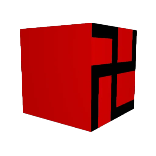 Artyix Minecraft avatar head, 3D render